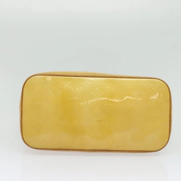 LOUIS VUITTON Monogram Vernis Houston Hand Bag Beige - Picture 9 of 15